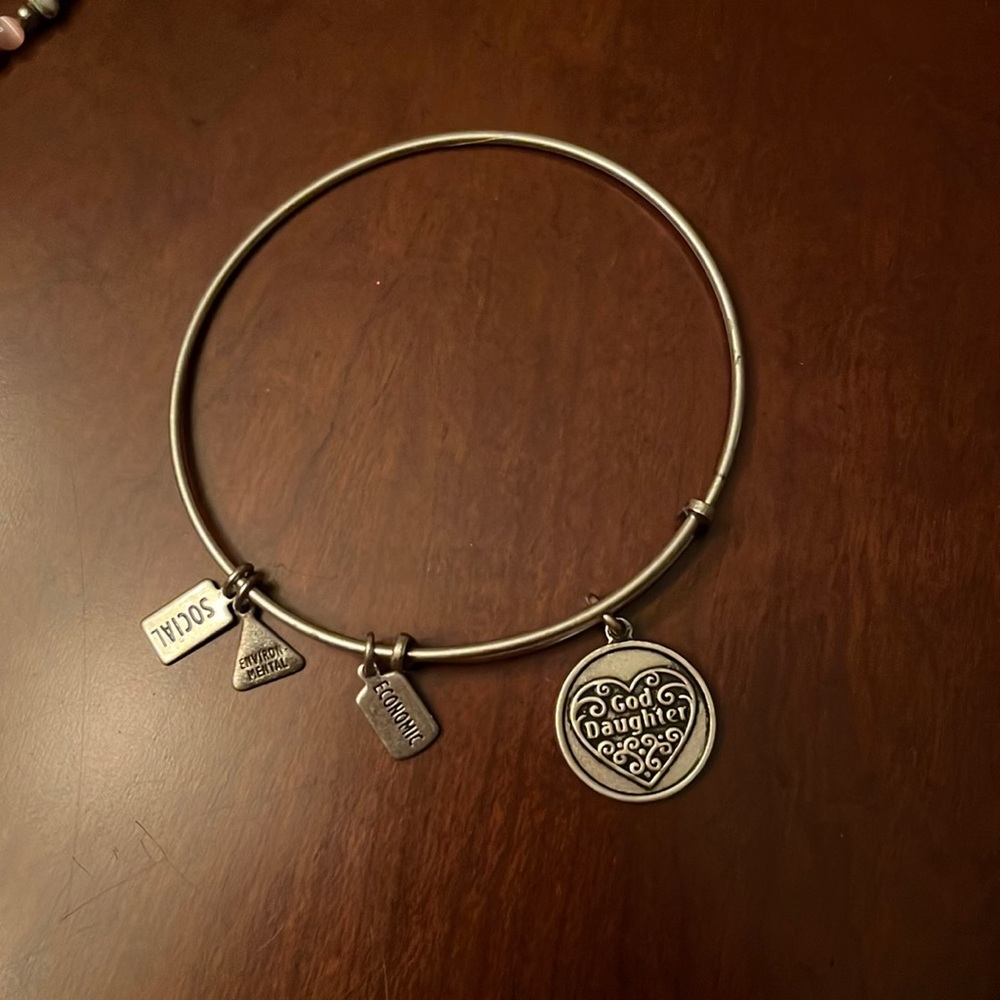 Wind & Fire Bangle Bracelet God Daughter